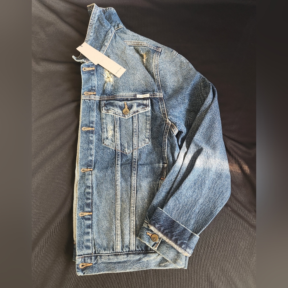 Calvin Klein Denim Jacket Woman's Size L